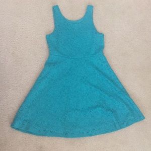 Aeropostale teal tank top dress